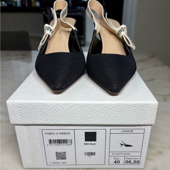 Dior J’Adior Black Slingback Pumps - Picture 2 of 14